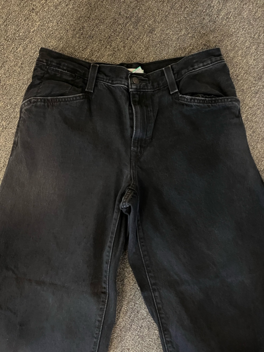Levi’s 94’ Baggy Wide Leg Black Jeans Size 31 - Picture 4 of 7